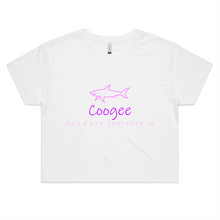 Load image into Gallery viewer, Swim with Shark in Coogee - Womens Crop Tee
