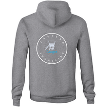 Load image into Gallery viewer, Coogee Lord of the Beach - Pocket Hoodie Sweatshirt - Navy / Light Blue (and Other Mate ! )