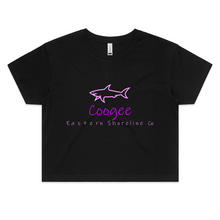 Load image into Gallery viewer, Swim with Shark in Coogee - Womens Crop Tee