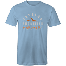 Load image into Gallery viewer, Maroubra King of Surf - Mens T-Shirt - Blue / Orange (and other Mate ! )