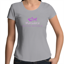 Load image into Gallery viewer, Swim with Shark in Maroubra - Womens Scoop Neck T-Shirt