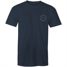 Load image into Gallery viewer, Bronte Lord of the Ocean - Mens T-Shirt - Navy / Light Blue
