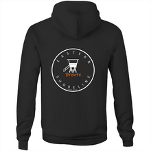 Load image into Gallery viewer, Bronte Lord of the Beach - Pocket Hoodie Sweatshirt - Black / Orange (and other Mate ! )