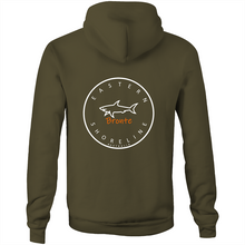 Load image into Gallery viewer, Bronte Lord of the Ocean - Pocket Hoodie Sweatshirt - Grey Merle / Orange (and other Mate ! )