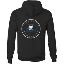 Load image into Gallery viewer, Maroubra Lord of the Beach - Pocket Hoodie Sweatshirt - Navy / Light Blue (and other Mate ! )