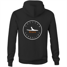 Load image into Gallery viewer, Bronte Lord of the Surf - Pocket Hoodie Sweatshirt - Navy / Orange (and other Mate ! )