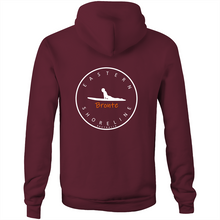 Load image into Gallery viewer, Bronte Lord of the Surf - Pocket Hoodie Sweatshirt - Navy / Orange (and other Mate ! )