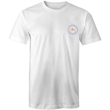 Load image into Gallery viewer, Bronte Lord of the Ocean - Mens T-Shirt - White / Orange