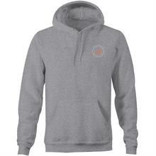 Load image into Gallery viewer, Bronte Lord of the Surf - Pocket Hoodie Sweatshirt - Navy / Orange (and other Mate ! )