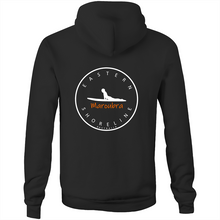 Load image into Gallery viewer, Maroubra Lord of Surf - Pocket Hoodie Sweatshirt - Navy / Orange (and other Mate ! )