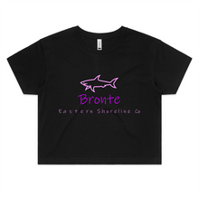 Load image into Gallery viewer, Swim with Shark in Bronte - Womens Crop Tee