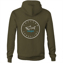 Load image into Gallery viewer, Coogee Lord of the Ocean - Pocket Hoodie Sweatshirt - Army (and other Mate ! )