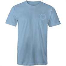Load image into Gallery viewer, Maroubra Lord of Surf - Mens T-Shirt - Navy / Light Blue (and other Mate ! )