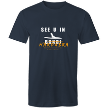 Load image into Gallery viewer, See U in Maroubra (and not in Bondi !) - Mens T-Shirt - Navy