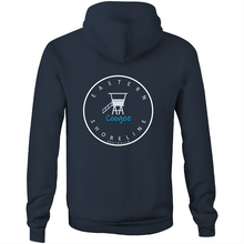 Load image into Gallery viewer, Coogee Lord of the Beach - Pocket Hoodie Sweatshirt - Navy / Light Blue (and Other Mate ! )