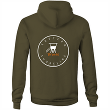 Load image into Gallery viewer, Bronte Lord of the Beach - Pocket Hoodie Sweatshirt - Black / Orange (and other Mate ! )
