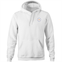Load image into Gallery viewer, Coogee Lord of the Ocean - Pocket Hoodie Sweatshirt - White / Orange