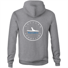 Load image into Gallery viewer, Maroubra Lord of Surf - Pocket Hoodie Sweatshirt - Navy / Light Blue (and other Mate ! )
