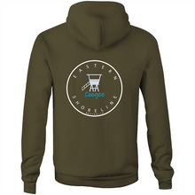 Load image into Gallery viewer, Coogee Lord of the Beach - Pocket Hoodie Sweatshirt - Navy / Light Blue (and Other Mate ! )
