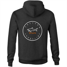 Load image into Gallery viewer, Bronte Lord of the Ocean - Pocket Hoodie Sweatshirt - Grey Merle / Orange (and other Mate ! )