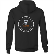 Load image into Gallery viewer, Coogee Lord of the Beach - Pocket Hoodie Sweatshirt - Grey Merle / Orange (and other Mate ! )