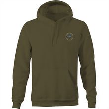 Load image into Gallery viewer, Bronte Lord of the Surf - Pocket Hoodie Sweatshirt - Navy / Light Blue (and others Mate ! )