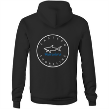 Load image into Gallery viewer, Maroubra Lord of the Ocean - Pocket Hoodie Sweatshirt - Grey / Light Blue (and Other Mate ! )