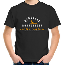 Load image into Gallery viewer, Clovelly Board Rider - Kids Youth T-Shirt