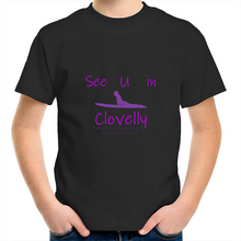 Load image into Gallery viewer, See U in Clovelly - Girl Crew T-Shirt
