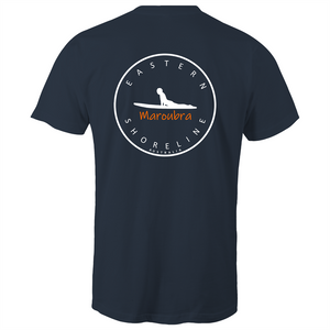 Maroubra Lord of Surf - Mens T-Shirt - Blue / Orange (and other Mate ! )