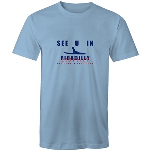 See U in Clovelly (Not in Picadilly !) - Mens T-Shirt