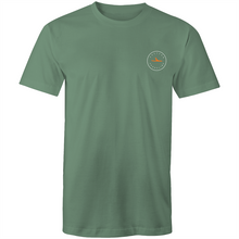 Load image into Gallery viewer, Maroubra Lord of Surf - Mens T-Shirt - Blue / Orange (and other Mate ! )
