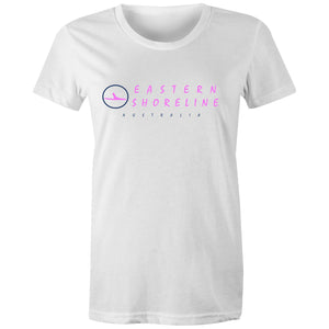 Eastern Shoreline - The "Thelma" Womens Crew T-Shirt - White