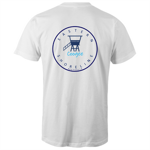 Coogee Lord of the Beach - Mens T-Shirt - White / Light Blue