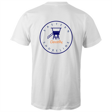 Load image into Gallery viewer, Clovelly Lord of the Beach - Mens T-Shirt - White / Orange
