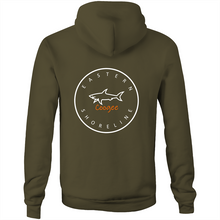 Load image into Gallery viewer, Coogee Lord of the Ocean - Pocket Hoodie Sweatshirt - Burgundy (and other Mate ! )
