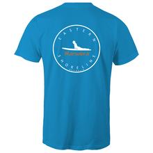 Load image into Gallery viewer, Maroubra Lord of Surf - Mens T-Shirt - Blue / Orange (and other Mate ! )
