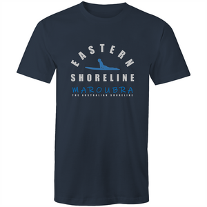Maroubra King of Surf - Mens T-Shirt - Charcoal / Light Blue (and other Mate ! )