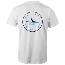 Load image into Gallery viewer, Clovelly Lord of Surf - Mens T-Shirt - White / Light Blue
