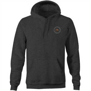 Coogee Lord of the Surf - Pocket Hoodie Sweatshirt - Navy / Orange (and other Mate ! )
