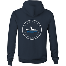 Load image into Gallery viewer, Maroubra Lord of Surf - Pocket Hoodie Sweatshirt - Navy / Light Blue (and other Mate ! )
