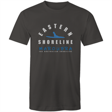 Load image into Gallery viewer, Maroubra King of Surf - Mens T-Shirt - Charcoal / Light Blue (and other Mate ! )
