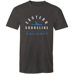 Maroubra King of Surf - Mens T-Shirt - Charcoal / Light Blue (and other Mate ! )