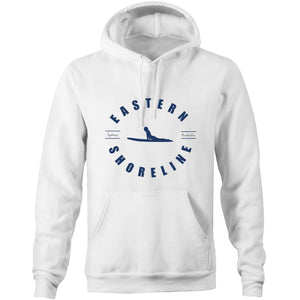The Eastern Shoreline - Pocket Hoodie Sweatshirt - White