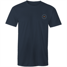 Load image into Gallery viewer, Coogee Lord of Surf - Mens T-Shirt - Navy / Orange
