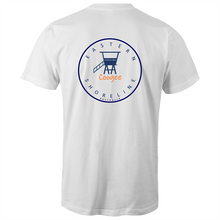 Load image into Gallery viewer, Coogee Lord of the Beach - Mens T-Shirt - White / Orange
