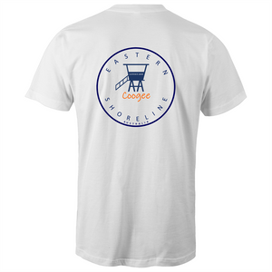 Coogee Lord of the Beach - Mens T-Shirt - White / Orange