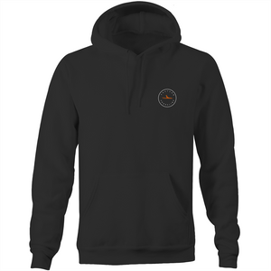 Coogee Lord of the Ocean - Pocket Hoodie Sweatshirt - Burgundy (and other Mate ! )