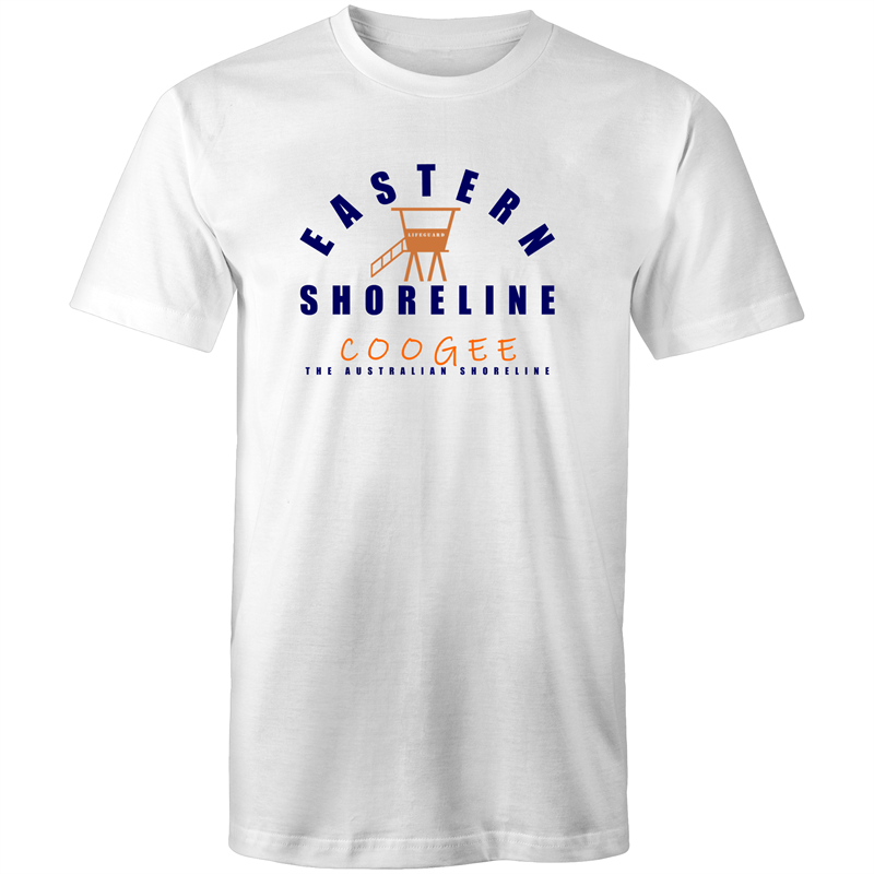 Coogee King of the Beach - Mens T-Shirt - White / Orange