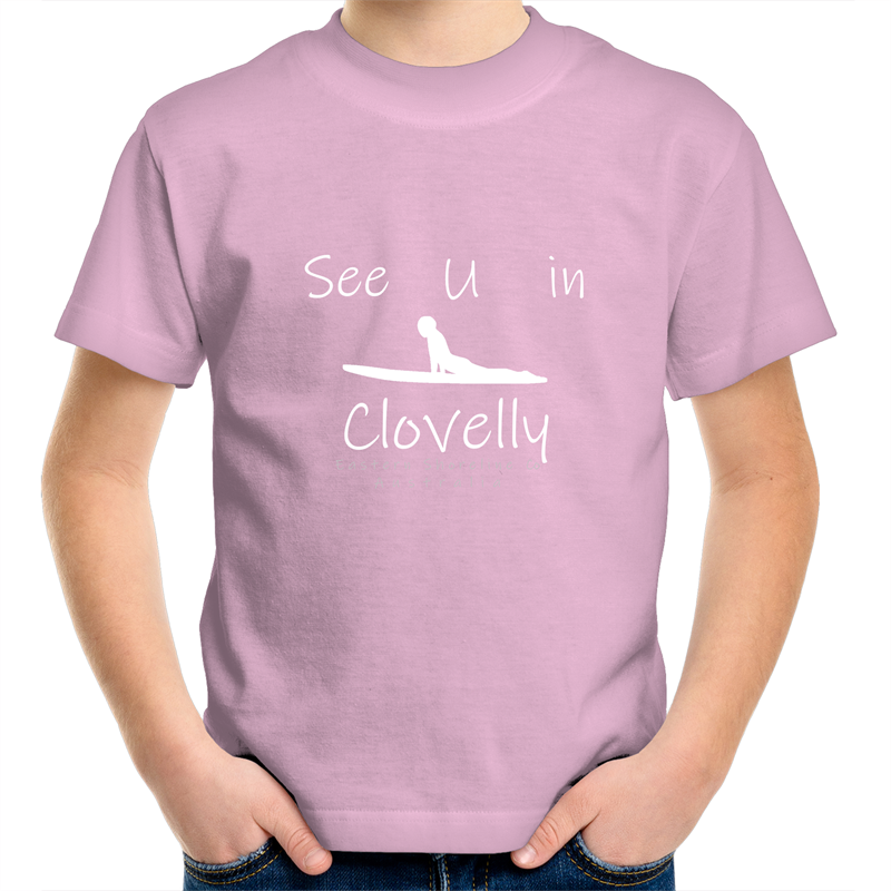 See U in Clovelly - Girl Crew T-Shirt